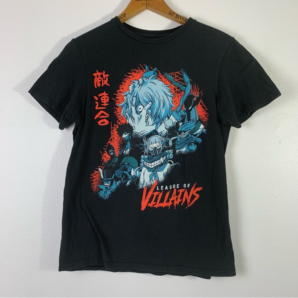 My Hero Academia League of Villains Black T-shirt Size Small Funimation Animatio